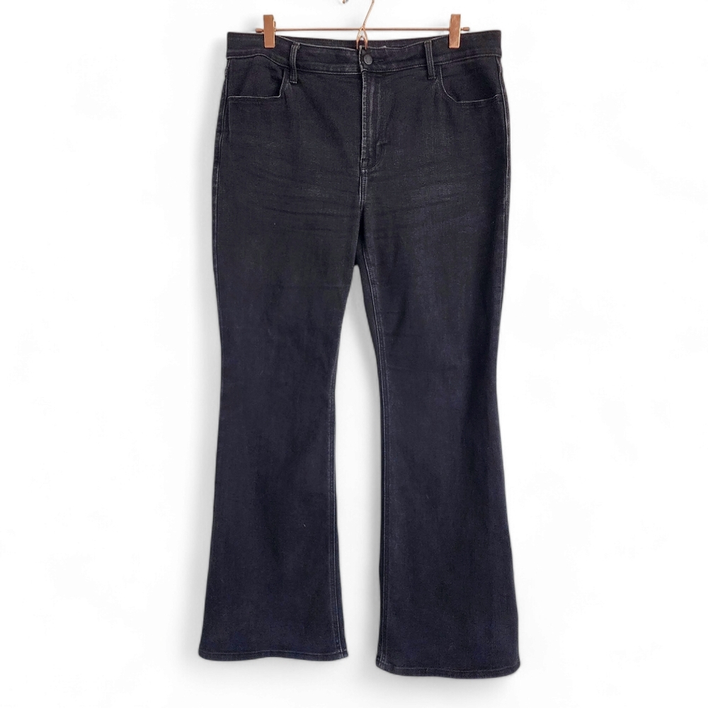 Old Navy Black High Rise Flare Jeans